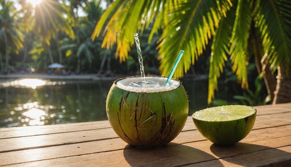 best time for coconut water