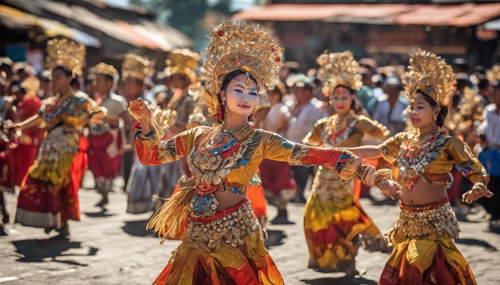 colorful cultural festival bima