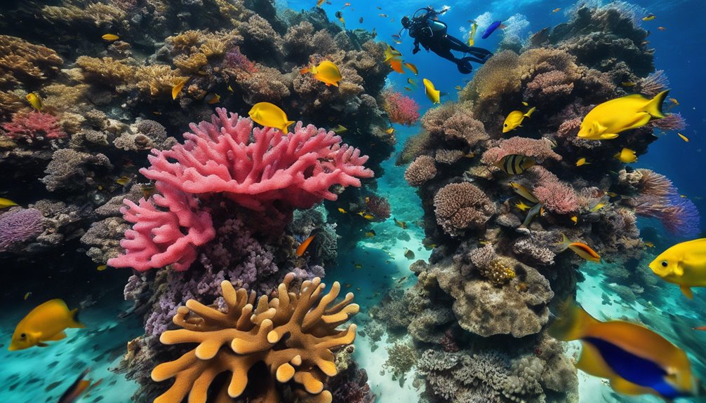 diving into coral reefs