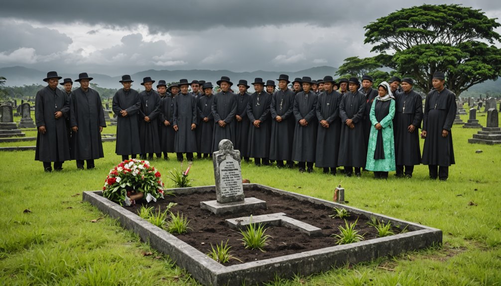 emotional funeral tragic discovery