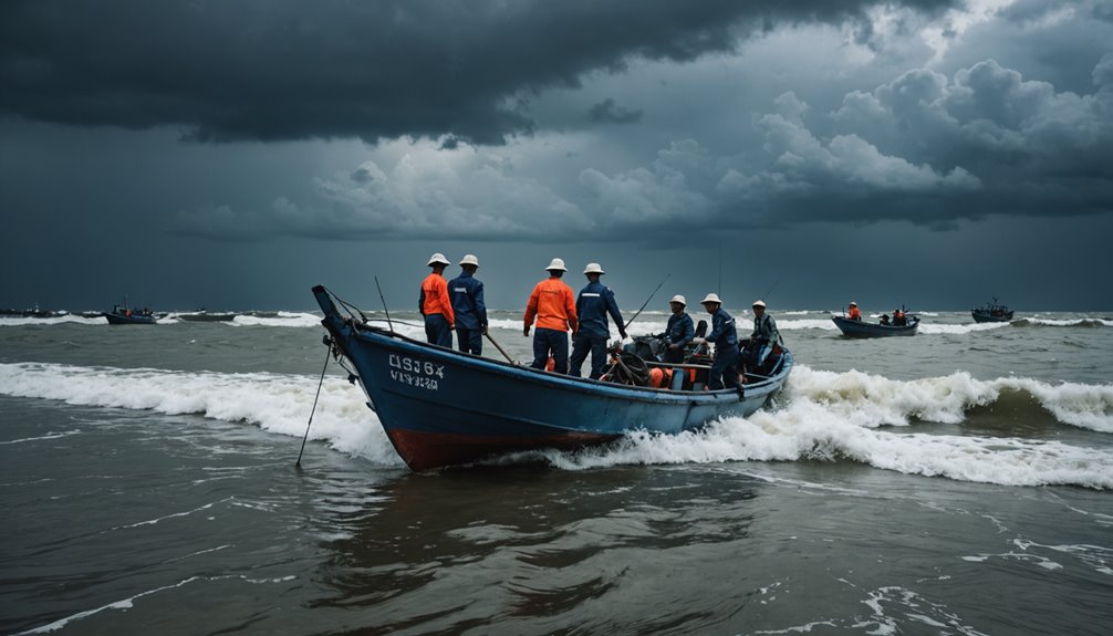 indonesian navy fishermen response