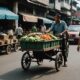 local thugs attack street vendor