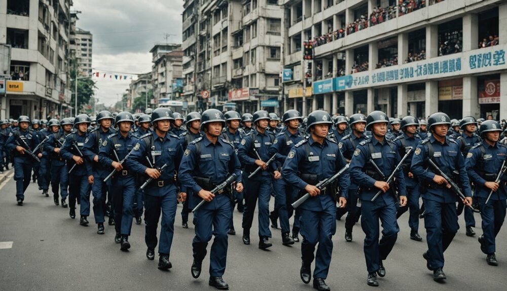 indonesian police deploy personnel