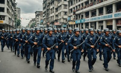 indonesian police deploy personnel