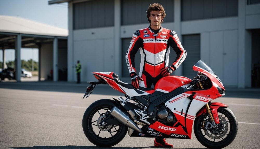 luca marini tests new honda