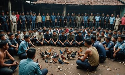 major cockfighting raid bekasi