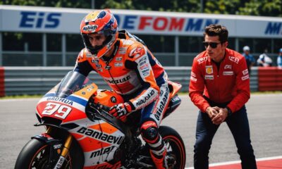 marquez observes bagnaia sepang