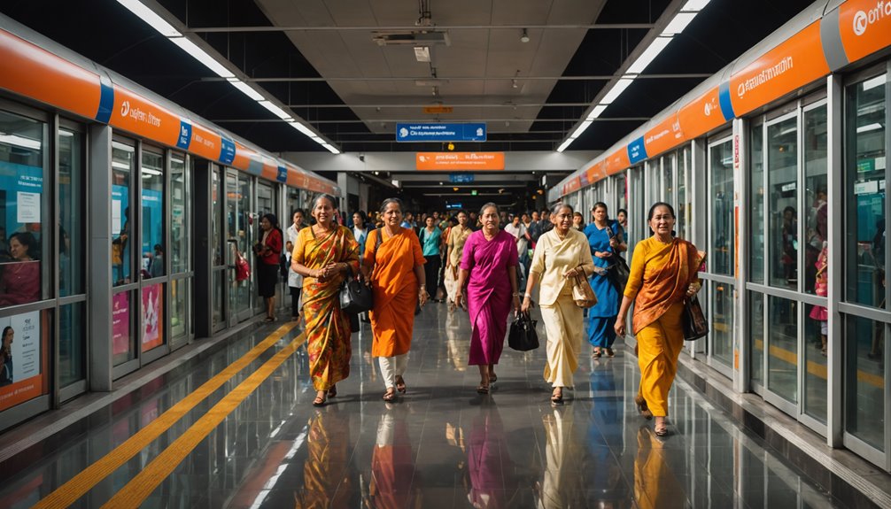 transit gratis untuk wanita