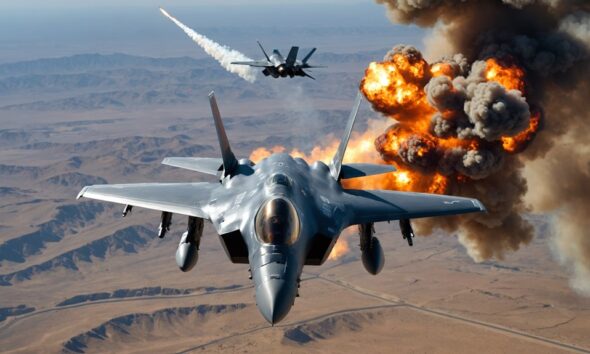 Houthi menembakkan rudal yang menargetkan pesawat siluman