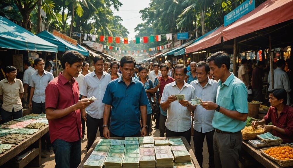 investor menjual mata uang dolar