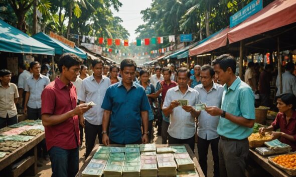 investor menjual mata uang dolar