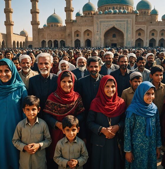 pertumbuhan penduduk Muslim di Pakistan