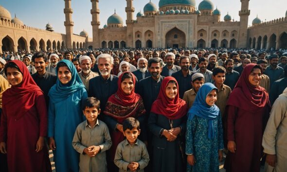 pertumbuhan penduduk Muslim di Pakistan