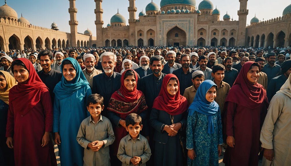 pertumbuhan penduduk Muslim di Pakistan