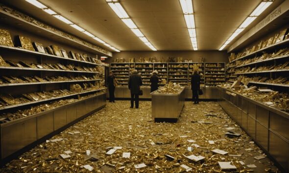 harga emas anjlok diskon meningkat